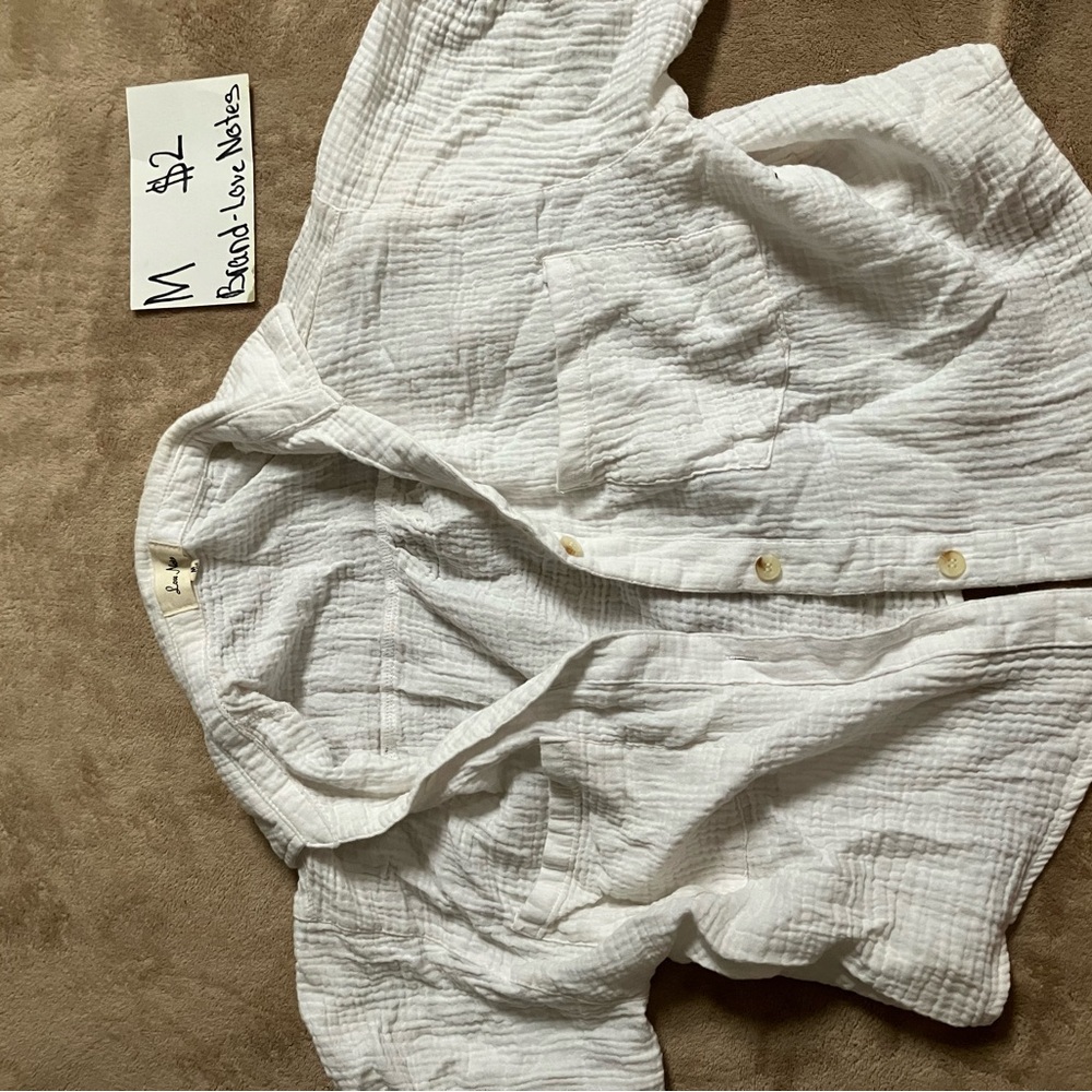 White Button-Up Shirt